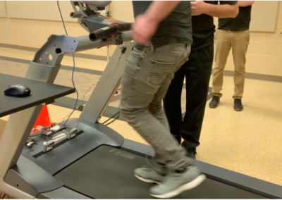 Person Testing IMPOWER Treadmill