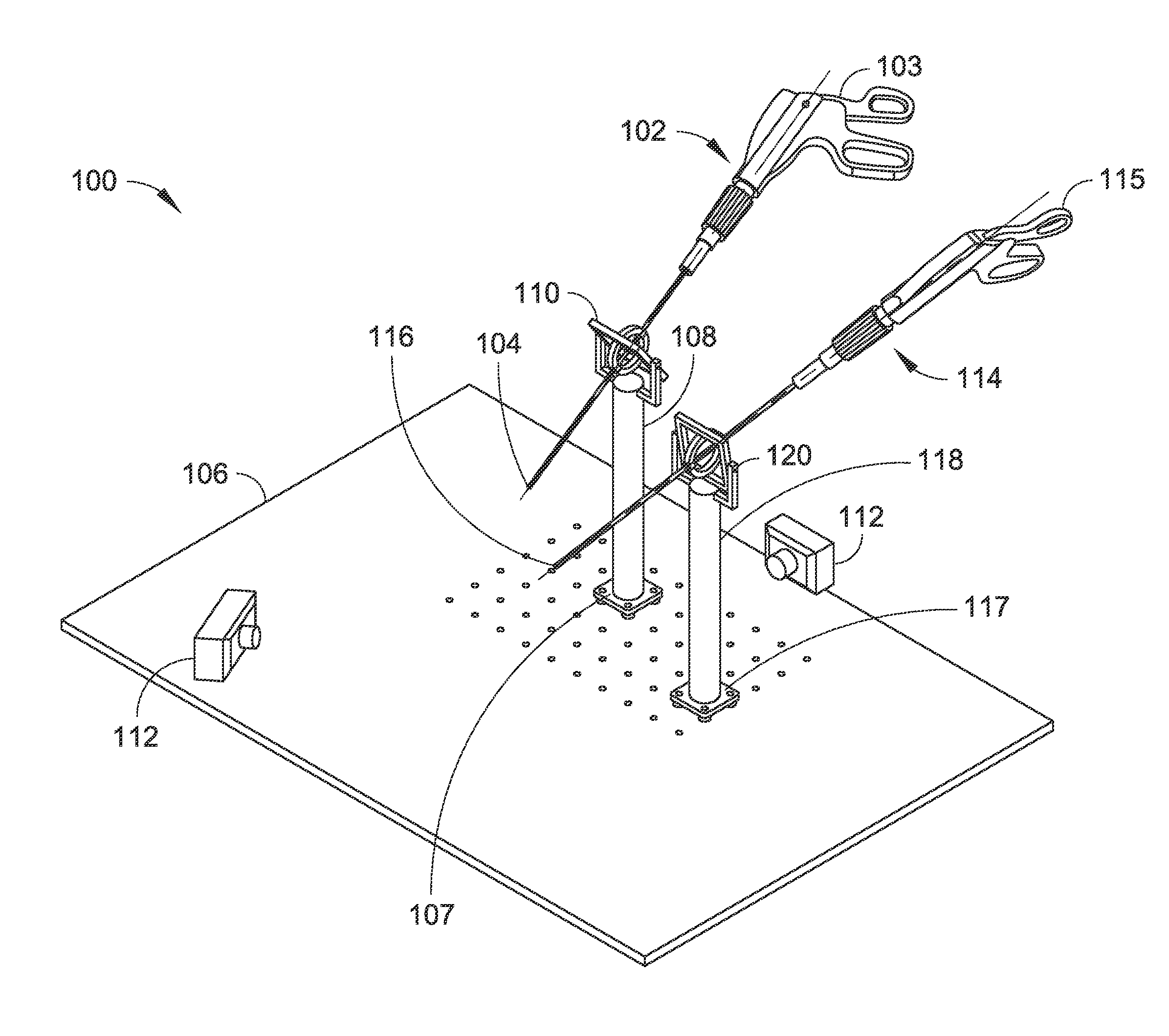 US20160133158A1-20160512-D00000 Image of Joseph Siu, PhD demonstrating the Portable Camera Aided Simulator (PortCAS) device.